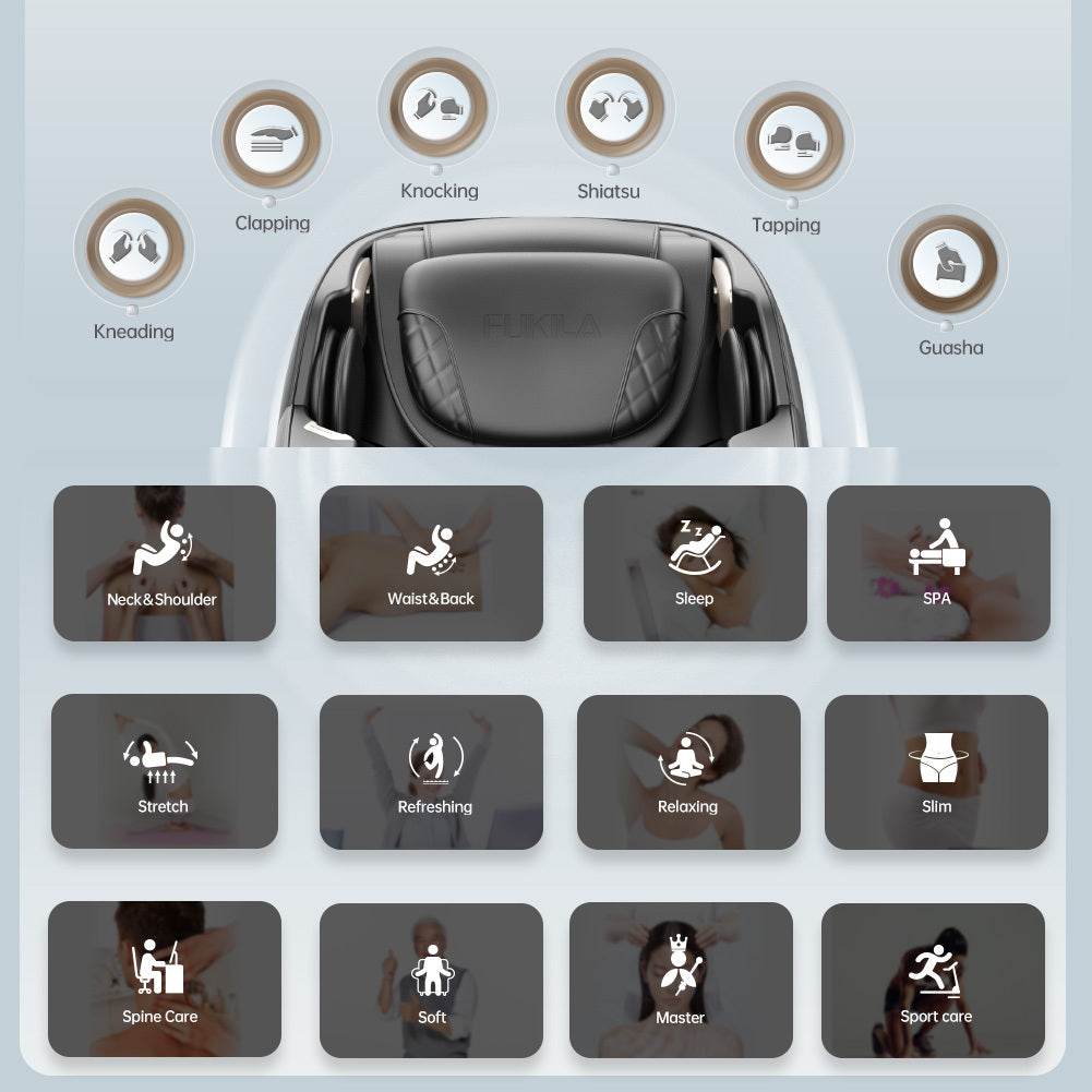 Zero Gravity Shiatsu Massage Chair Full Body - Sleep Galleria