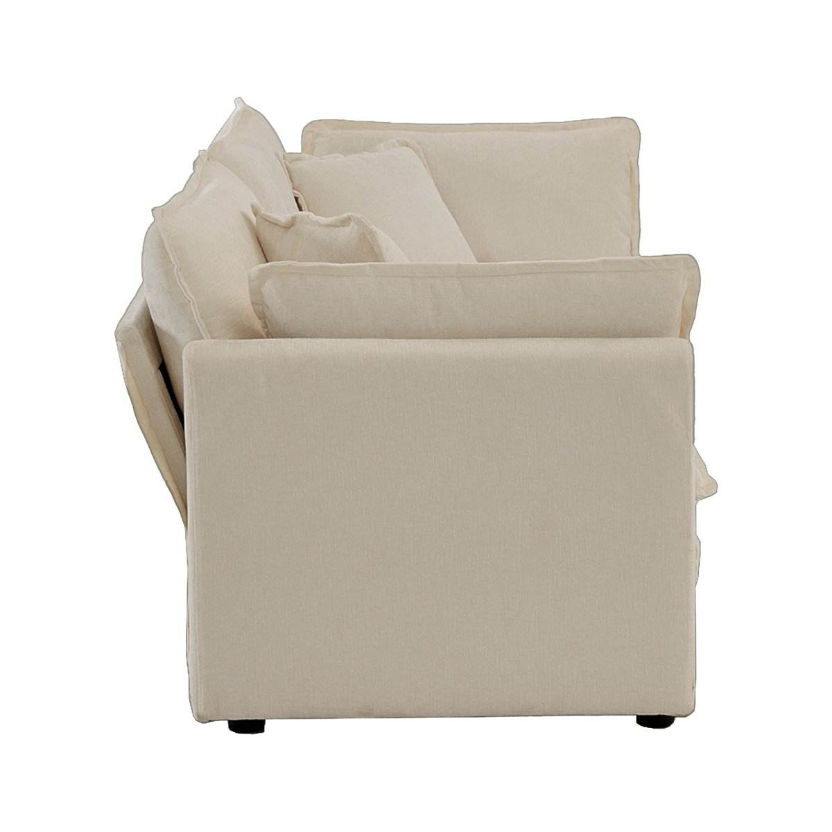 2-Piece Chenille Upholstered Loveseat And Accent Chair Set - Omega Lifestyles