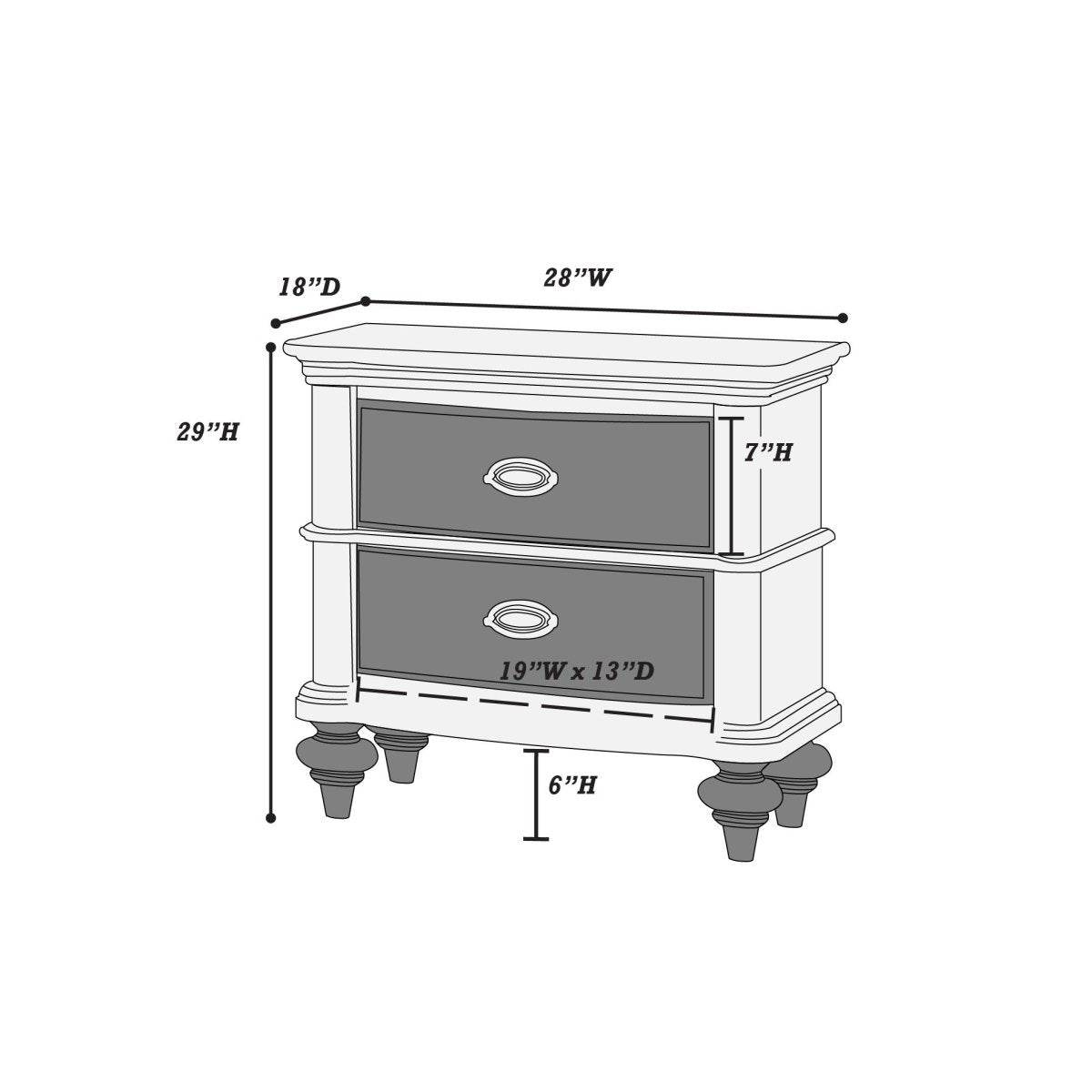 3-Piece Contemporary Faux Leather Bedroom Set With Nightstands - Sleep Galleria