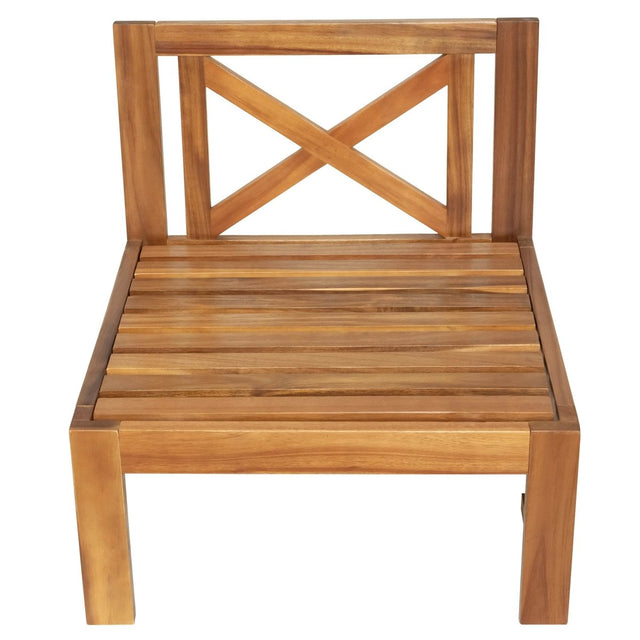 5-Piece Outdoor Acacia Wood Sectional Patio Sofa Set - Omega Lifestyles