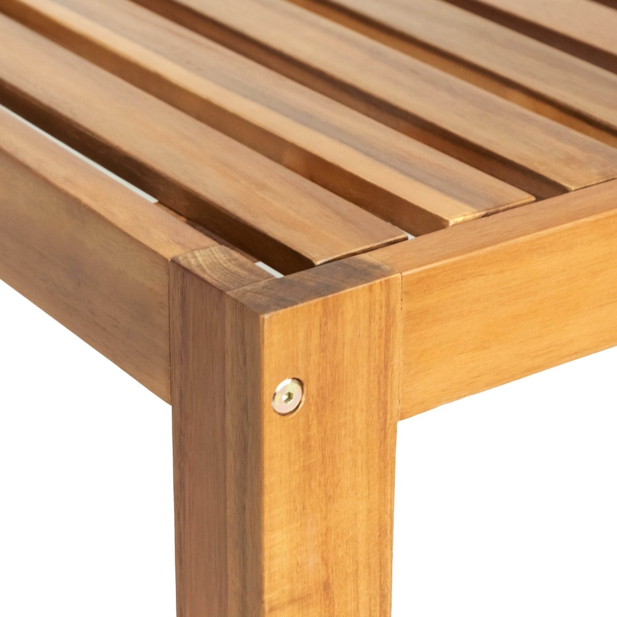 5-Piece Outdoor Acacia Wood Sectional Patio Sofa Set - Sleep Galleria