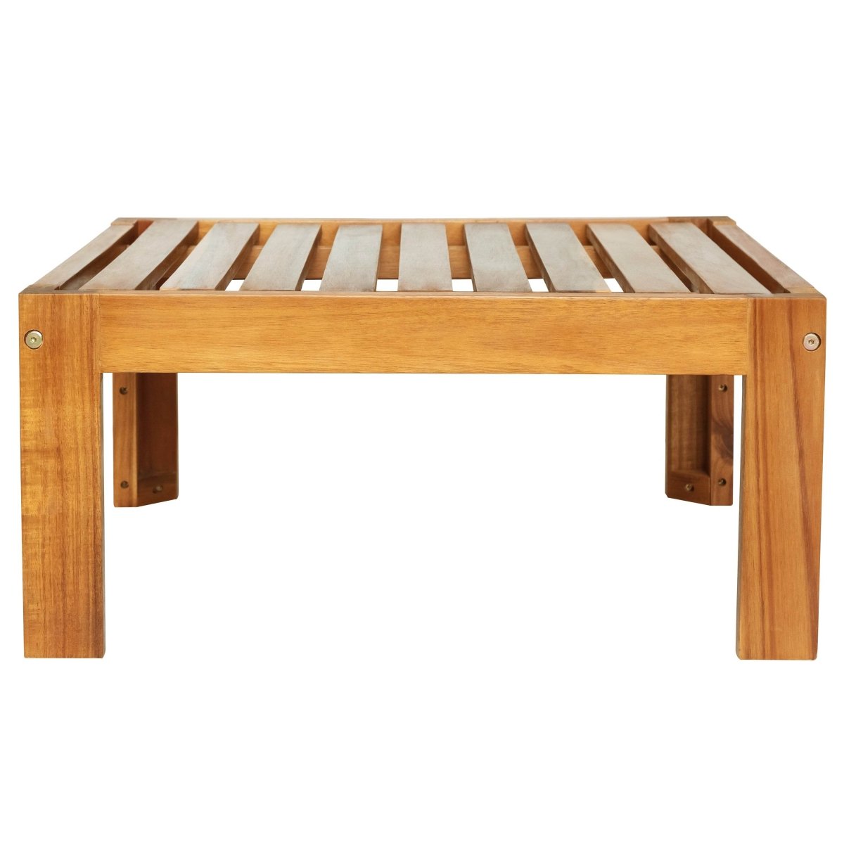 5-Piece Outdoor Acacia Wood Sectional Patio Sofa Set - Sleep Galleria