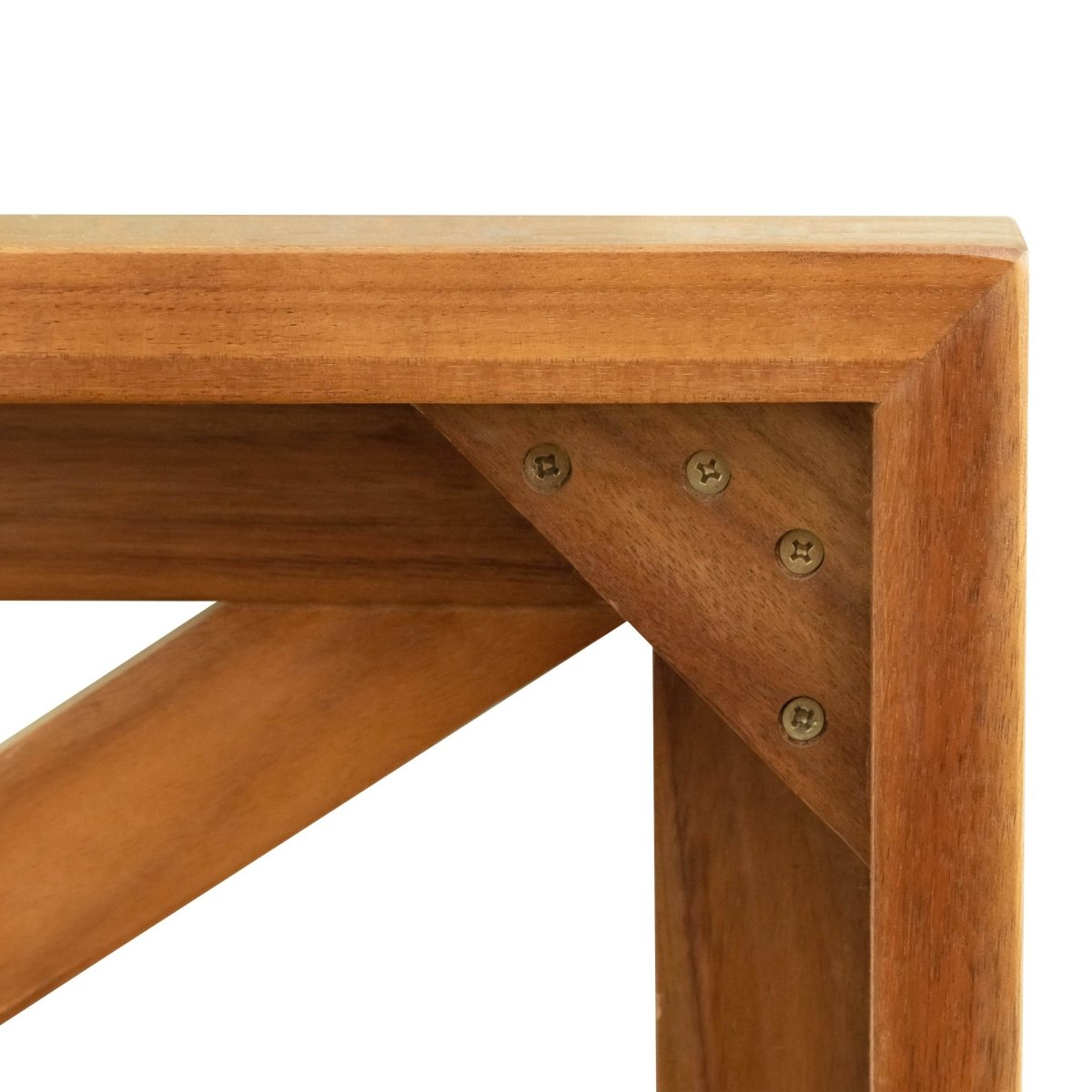 5-Piece Outdoor Acacia Wood Sectional Patio Sofa Set - Sleep Galleria