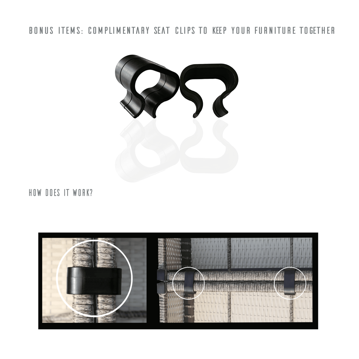 6 - Piece Weather - Resistant Wicker Outdoor Sofa Set With Cushions - Dreamtide - Omega Lifestyles