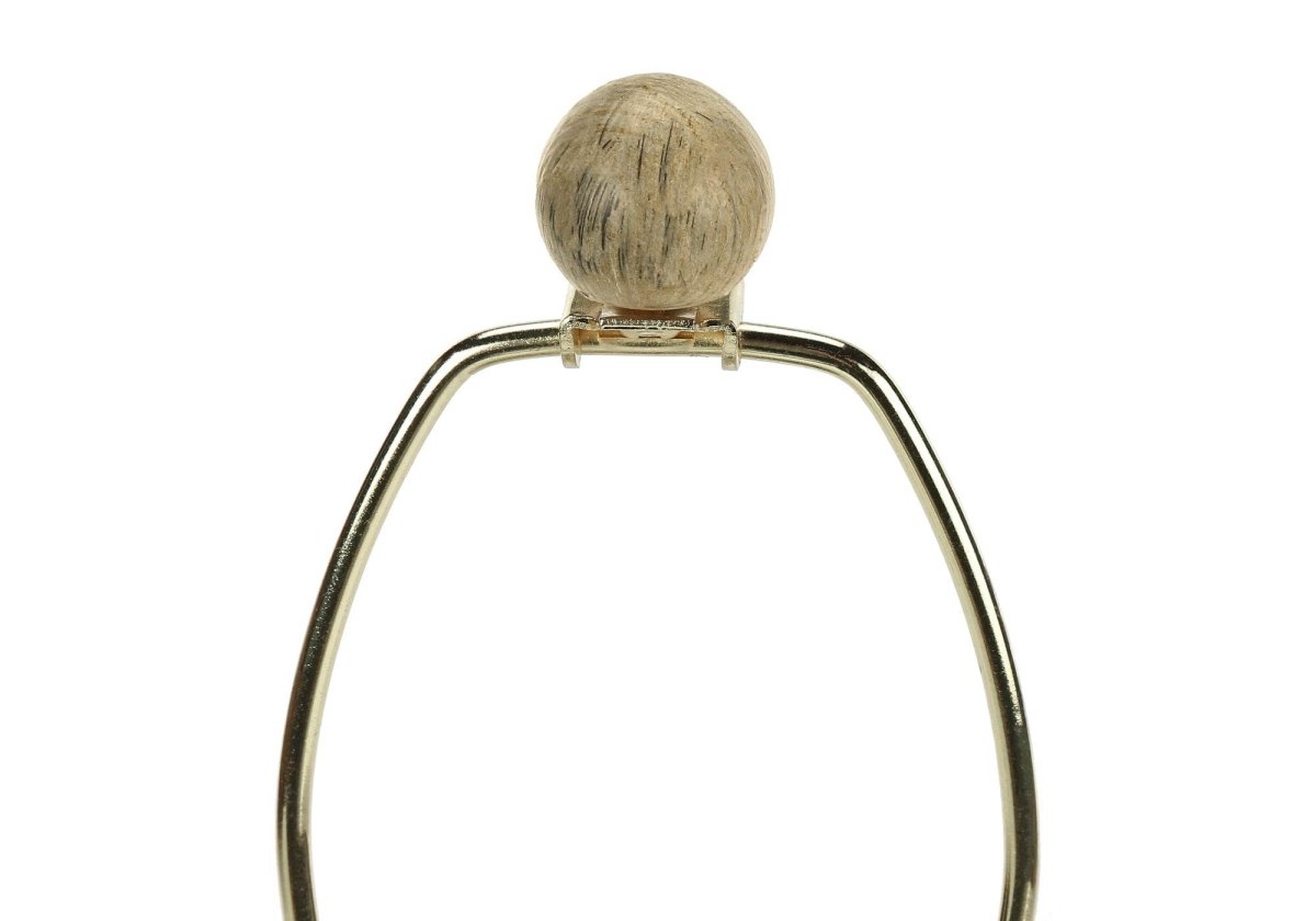 Contemporary Brown Resin Gourd Table Lamp With Shade - Sleep Galleria