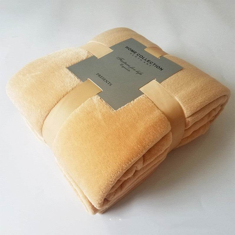 Coral Fleece Soft Plush Travel Blanket - Sleep Galleria