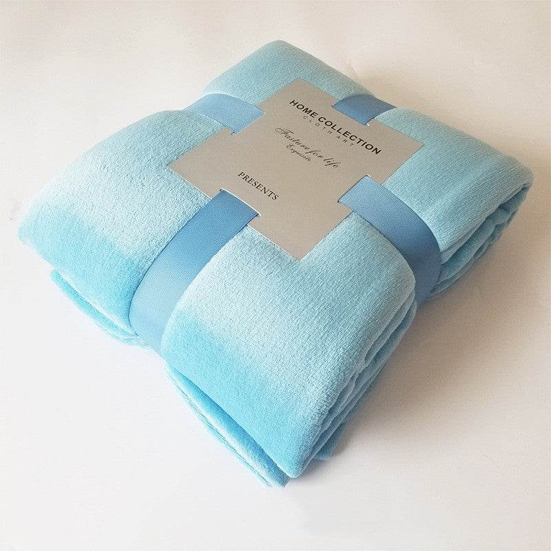 Coral Fleece Soft Plush Travel Blanket - Sleep Galleria