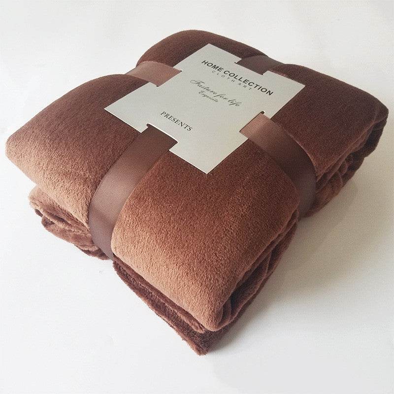 Coral Fleece Soft Plush Travel Blanket - Sleep Galleria