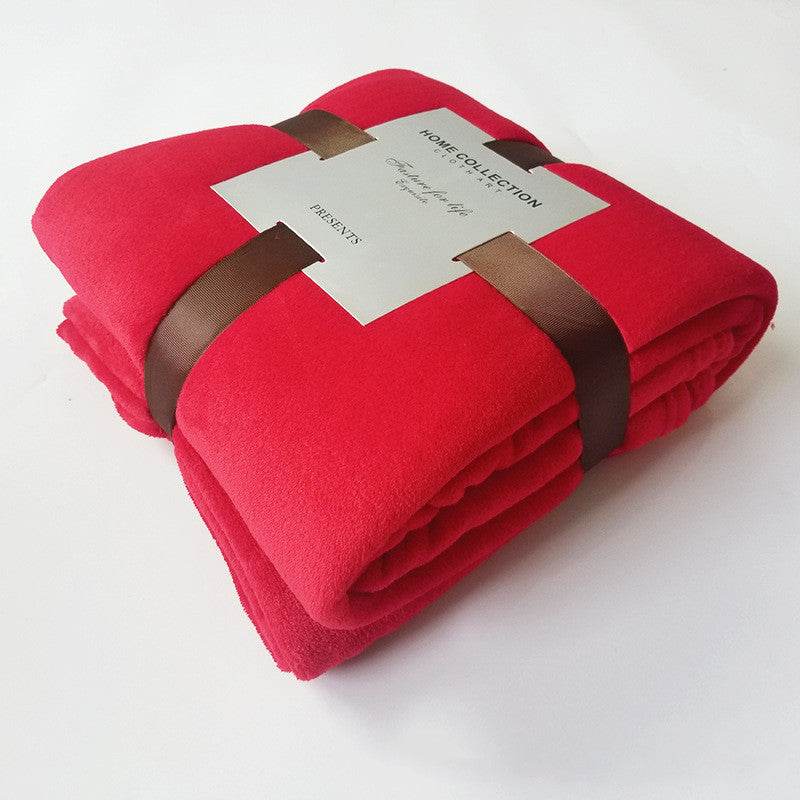 Coral Fleece Soft Plush Travel Blanket - Sleep Galleria