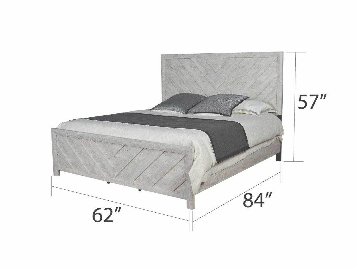 Denver Contemporary 5-Piece Wood Bedroom Set - Sleep Galleria
