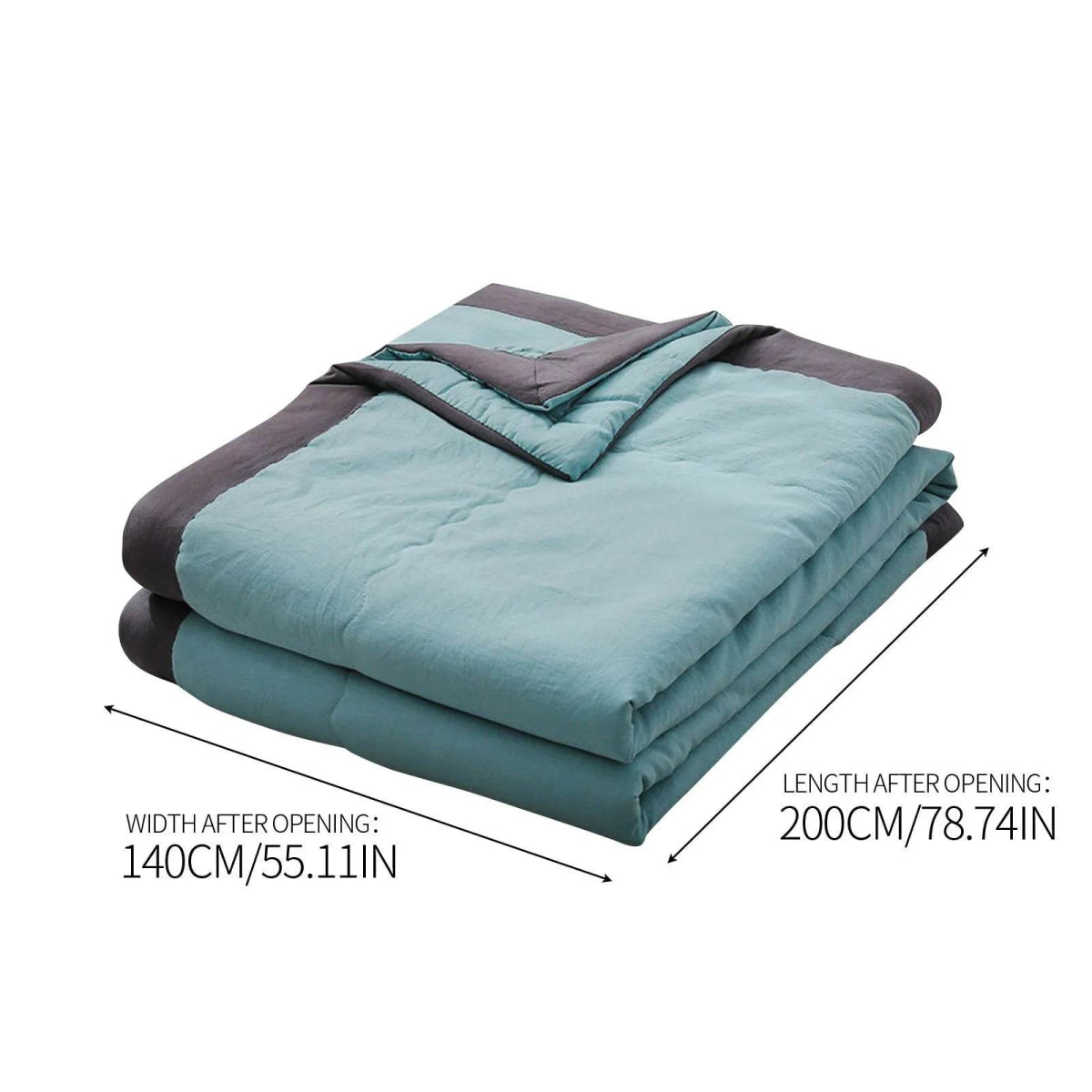 Lightweight Double-Sided Cooling Breathable Polyester Blanket - Omega Lifestyles