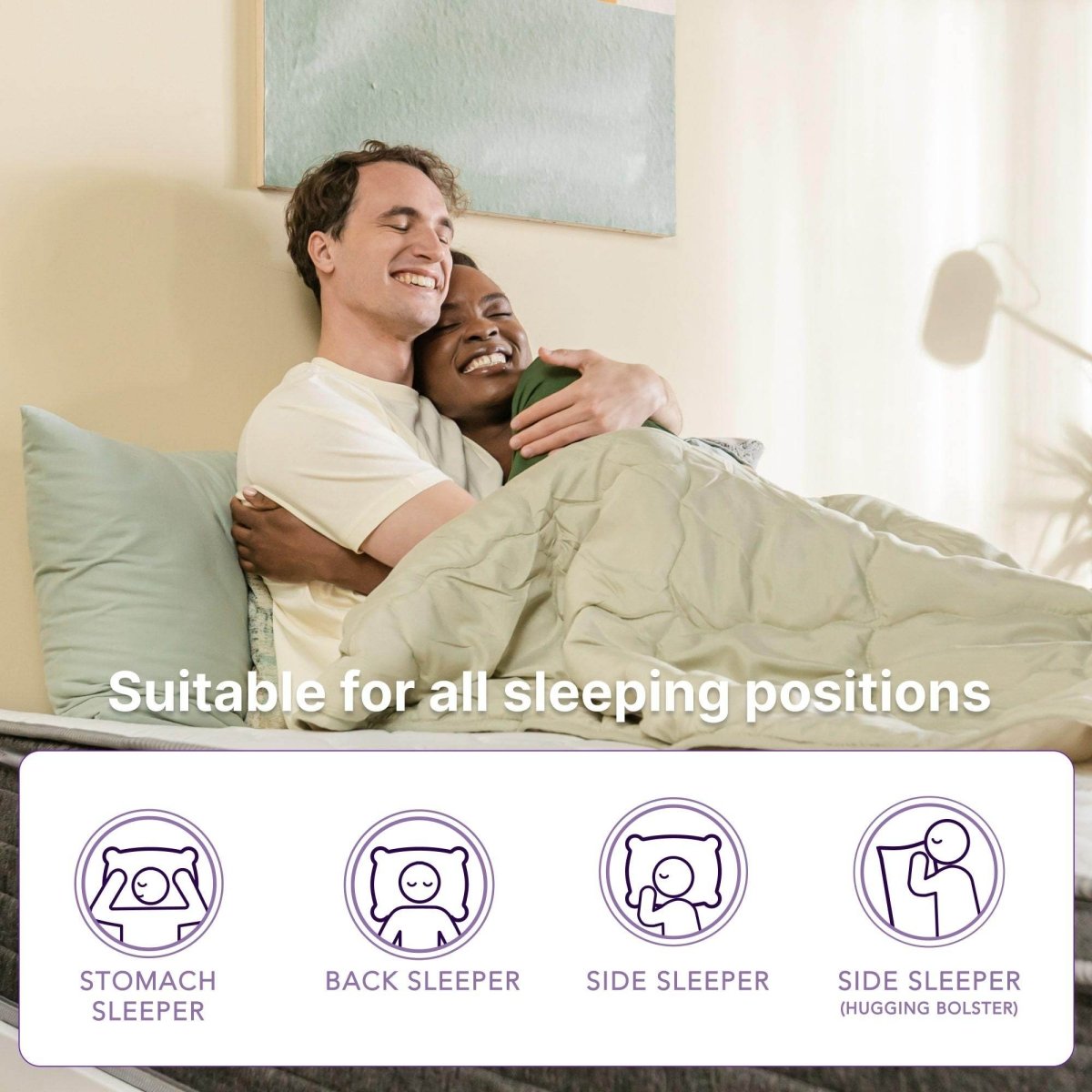 Medium 12 - Inch Orthopedic Cooling Gel Hybrid Twin Mattress - Dreamtide - Omega Lifestyles