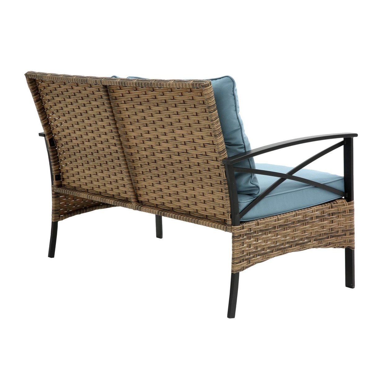Patio 4 - Piece Steel Frame Outdoor Seating Conversation Set - Dreamtide - Omega Lifestyles