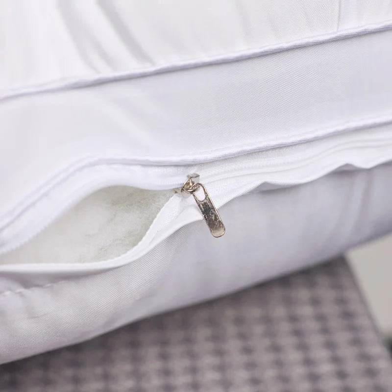 Set of 2 Deep Sleep Neck Support Plaid Pillows - Sleep Galleria