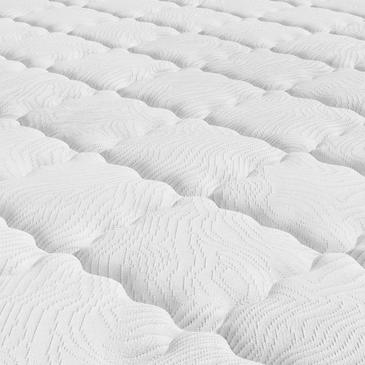 Soft 12-Inch Euro Top Hybrid Pocket Coil Queen Mattress - Omega Lifestyles