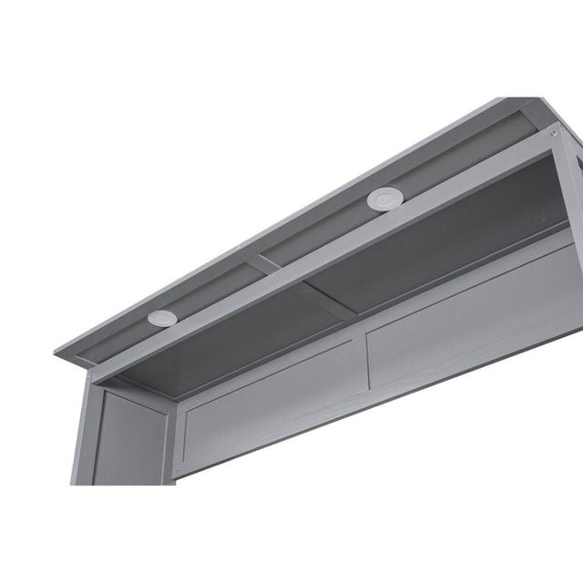 Space-Saving Queen Murphy Bed With Shelves And LED Lights - Omega Lifestyles