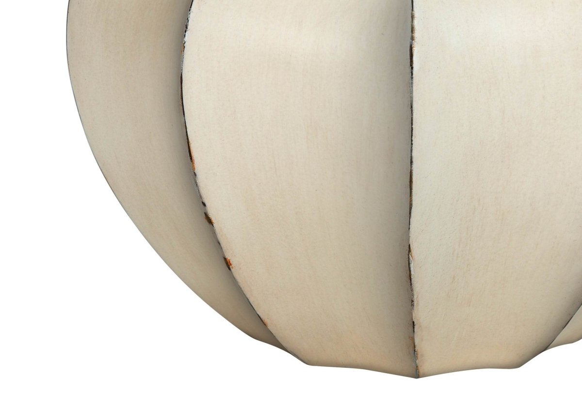 Transitional Cream Resin Gourd Base Table Lamp - Sleep Galleria