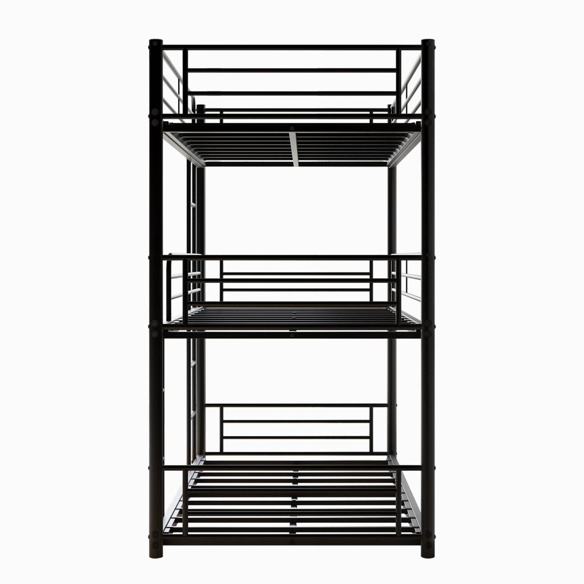 Triple Twin Metal Twin Size Bunk Bed Frame - Dreamtide - Omega Lifestyles