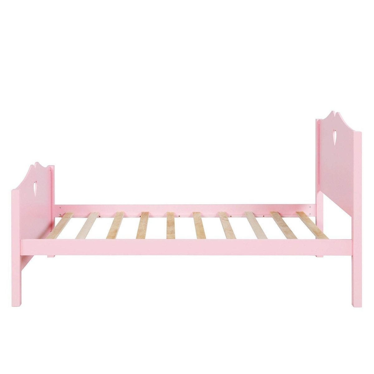 Twin Solid Wood Pink Platform Bed Frame - Dreamtide - Omega Lifestyles