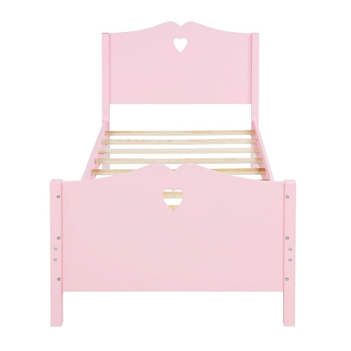 Twin Solid Wood Pink Platform Bed Frame - Dreamtide - Omega Lifestyles