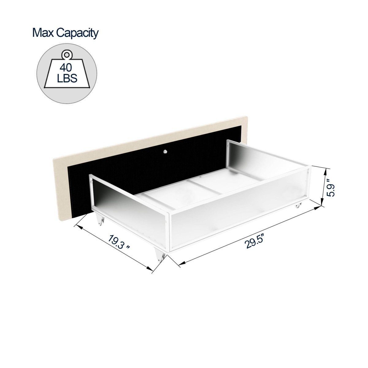 Twin Upholstered Daybed With Dust - Proof Storage Drawers - Dreamtide - Omega Lifestyles