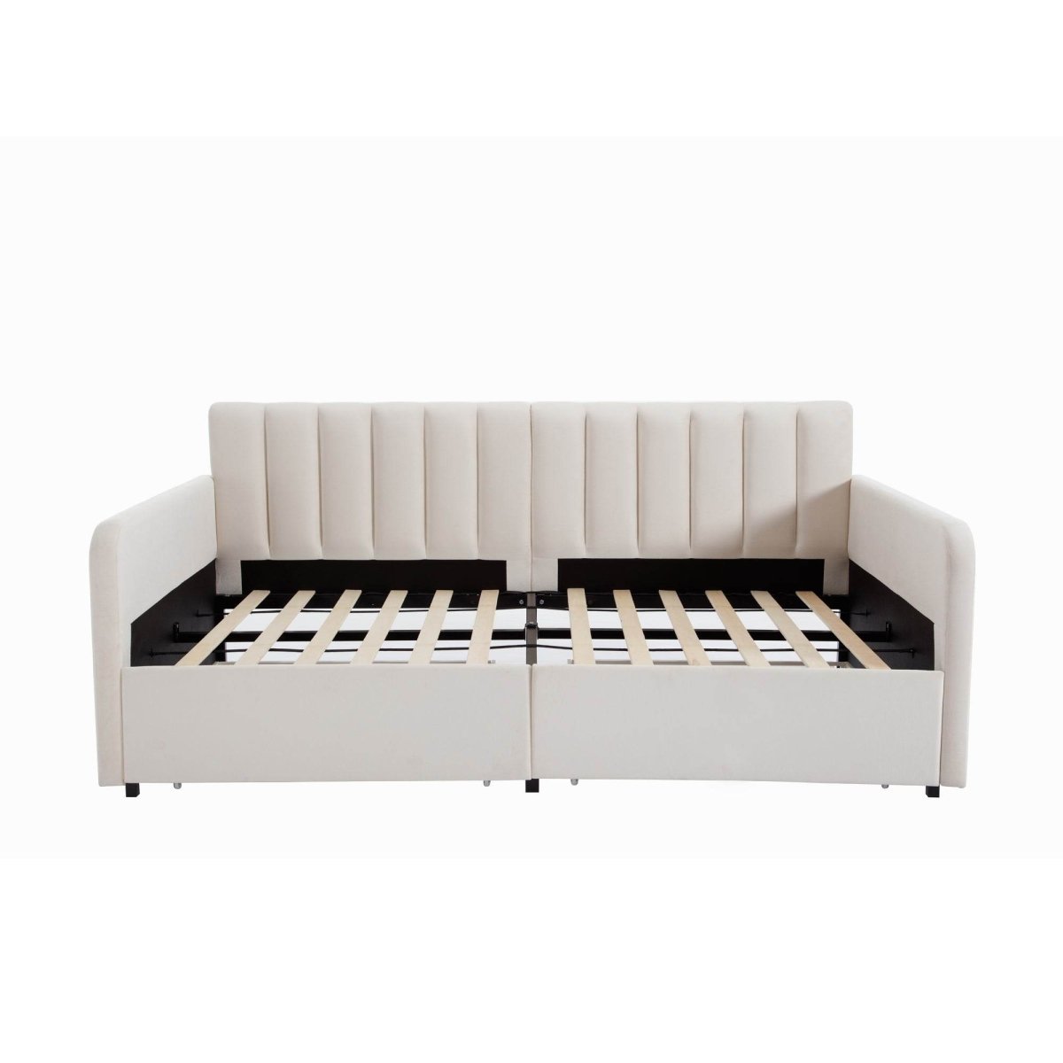 Twin Upholstered Daybed With Dust - Proof Storage Drawers - Dreamtide - Omega Lifestyles