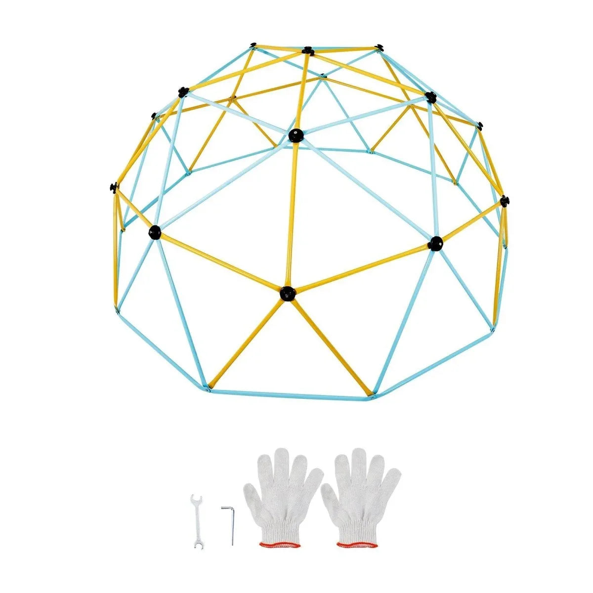 10FT Durable Steel Geometric Climbing Dome Jungle Gym - Omega Lifestyles