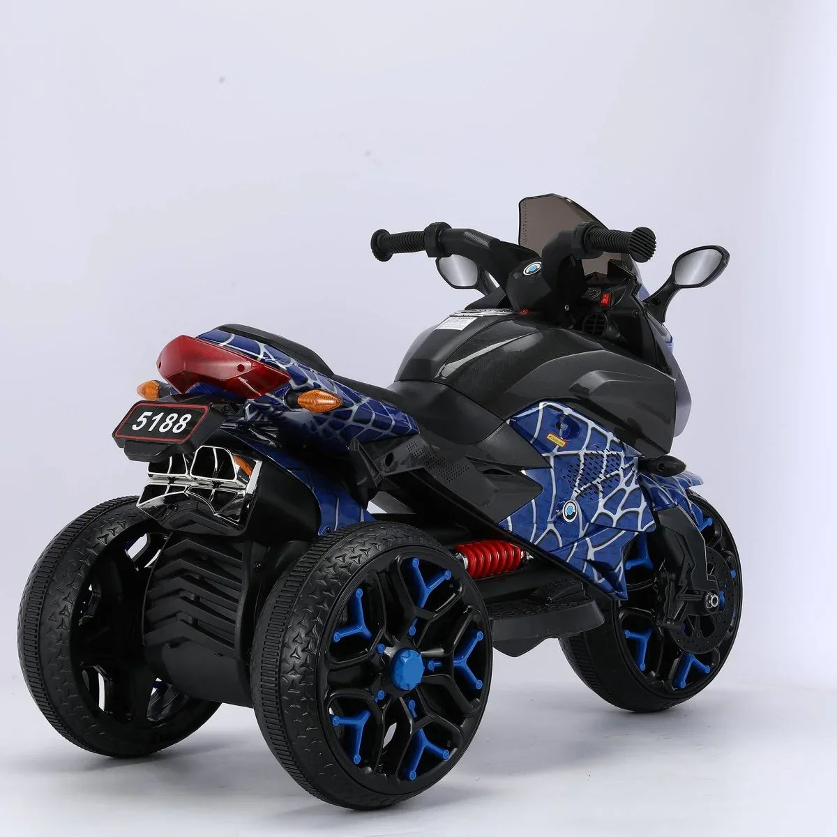 12V Kids Electric Ride-On Motorcycle With Lighting Wheels - Omega Lifestyles