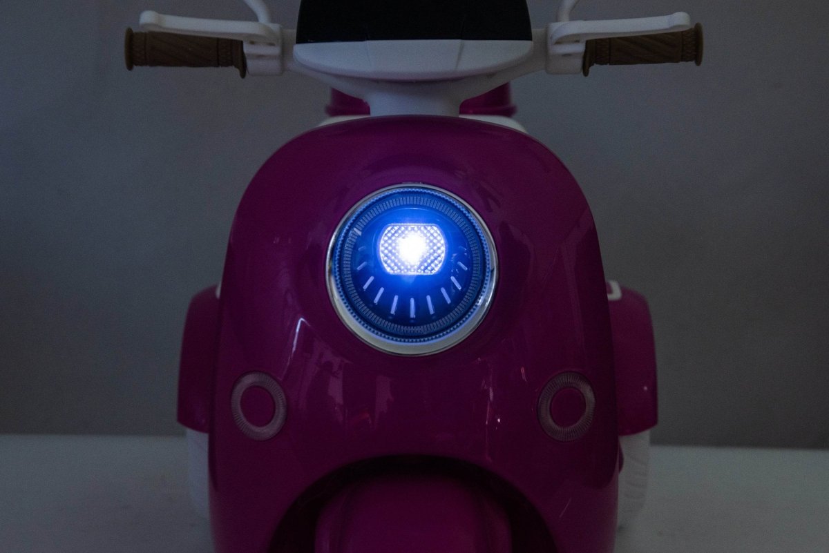 12V Kids Two - Seater Electric Motorcycle With Bluetooth - Driftwood - Omega Lifestyles