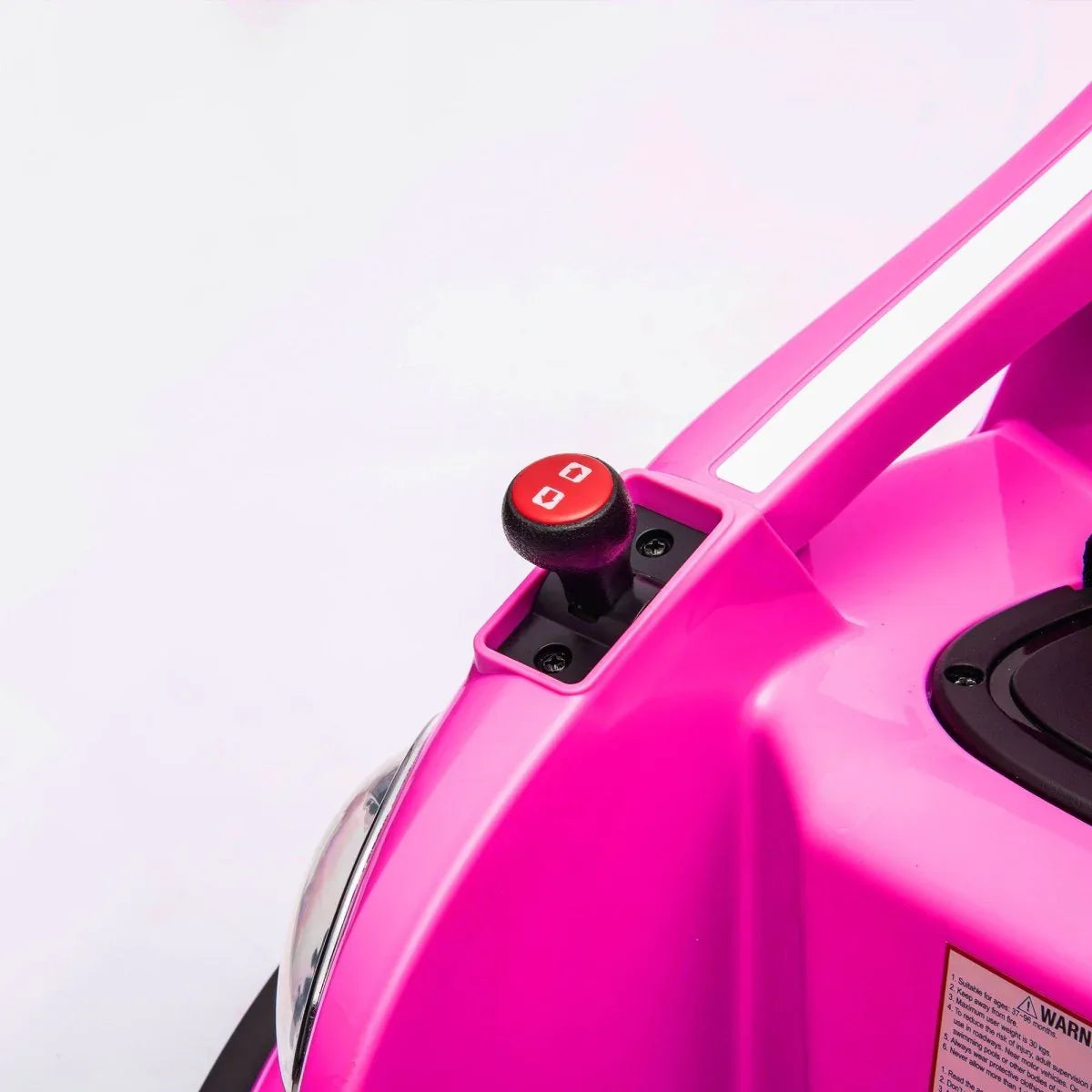 12V Rose Pink Kids Ride-On Bumper Car With Remote Control - Omega Lifestyles