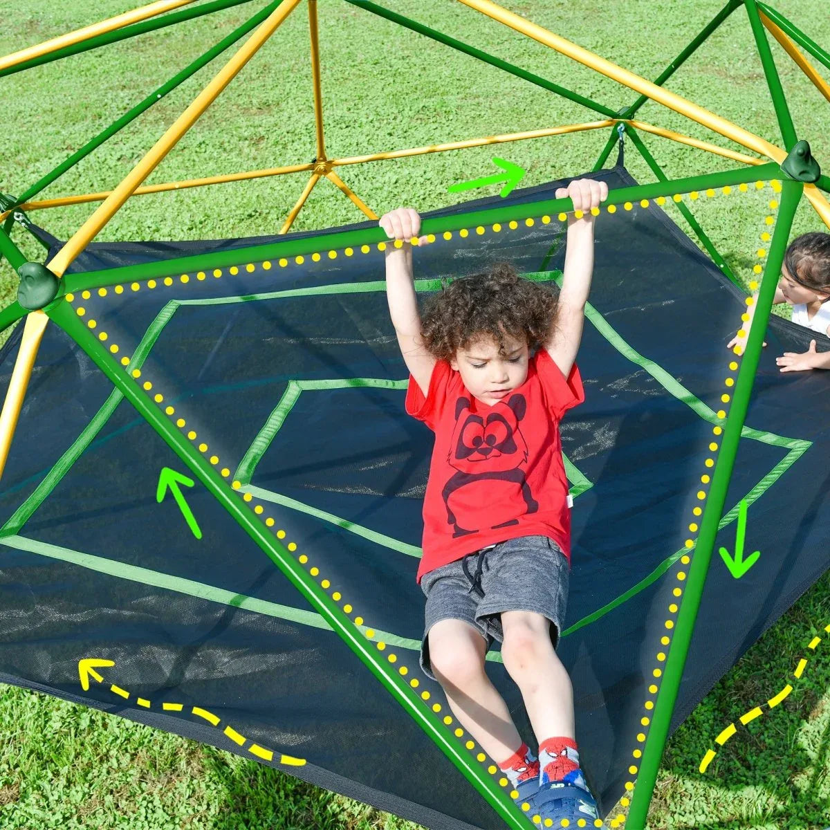 13-Inch Rust Resistant Metal Kids Climbing Dome - Omega Lifestyles