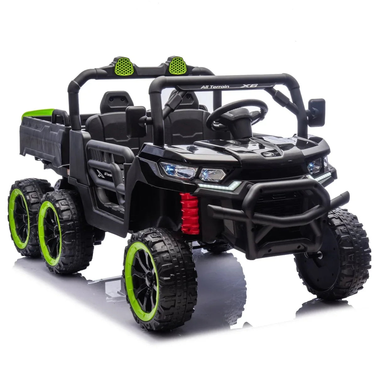 24V Two-Seater Kids Electric Ride On Truck With Remote - Omega Lifestyles