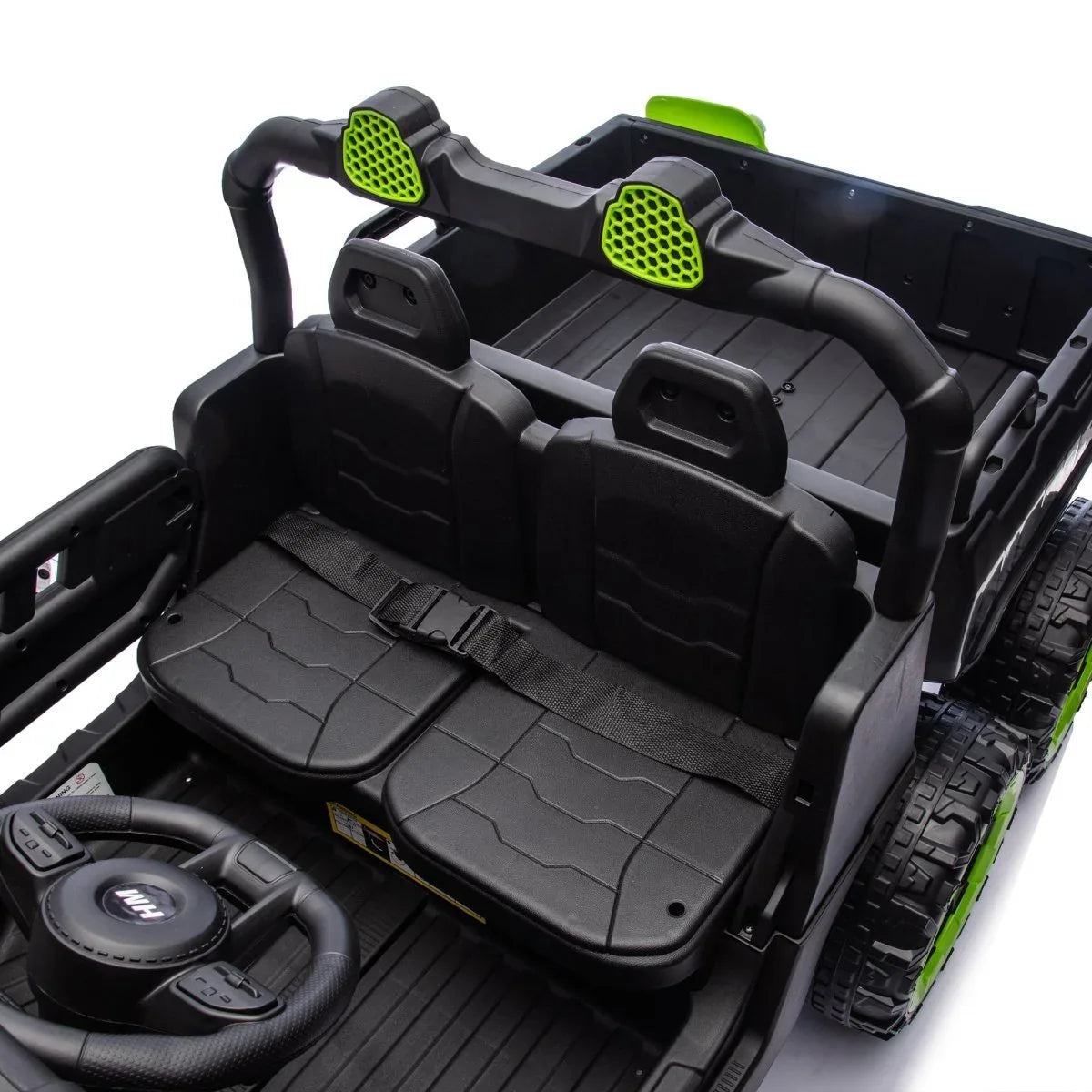 24V Two-Seater Kids Electric Ride On Truck With Remote - Omega Lifestyles