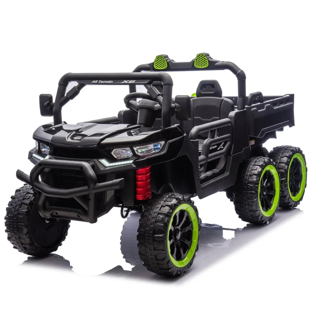 24V Two-Seater Kids Electric Ride On Truck With Remote - Omega Lifestyles