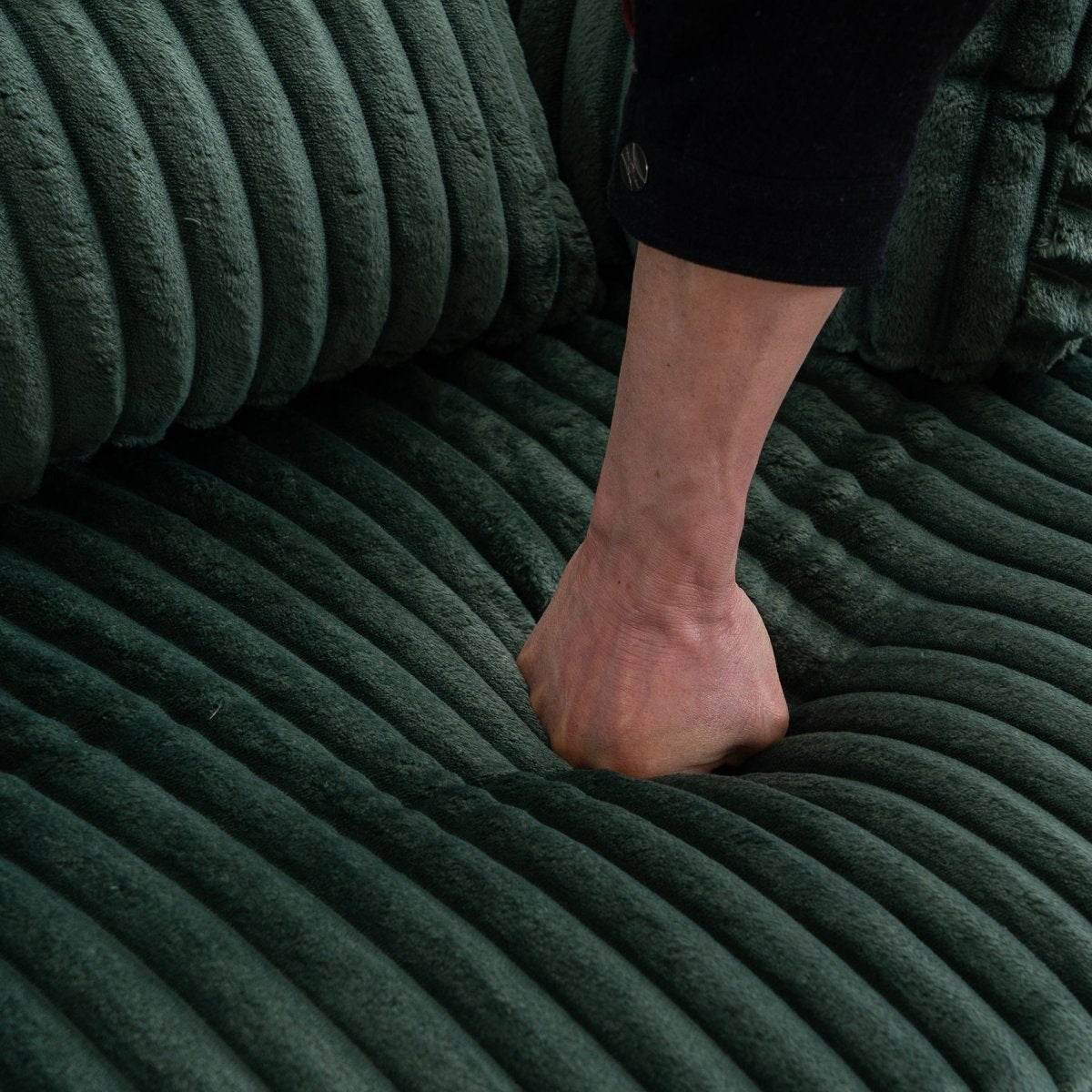 360-Degree Swivel Plush Corduroy Accent Chair With Pillows - Sleep Galleria