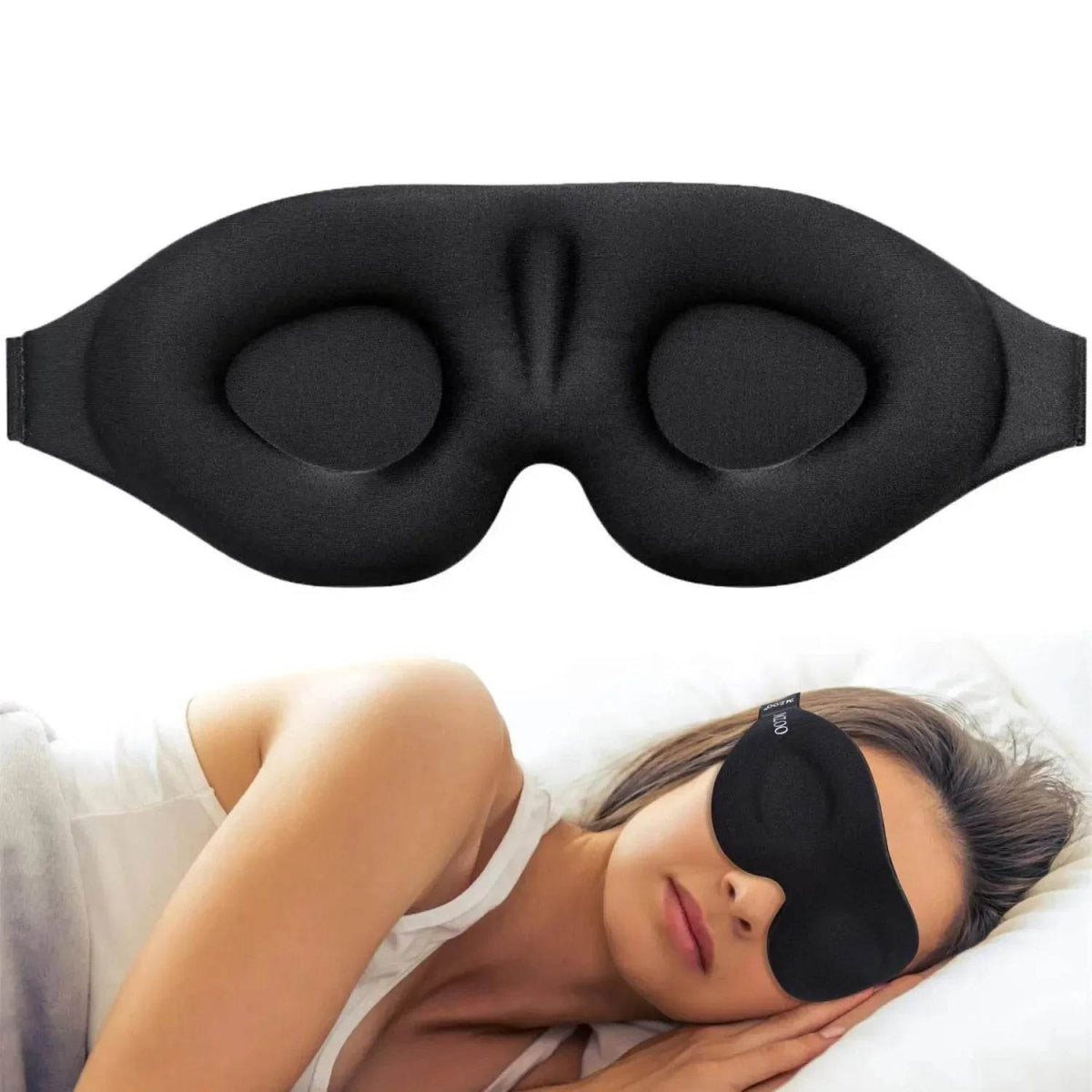 3D Contoured Sleep Mask Blackout Eye Cover - Sleep Galleria