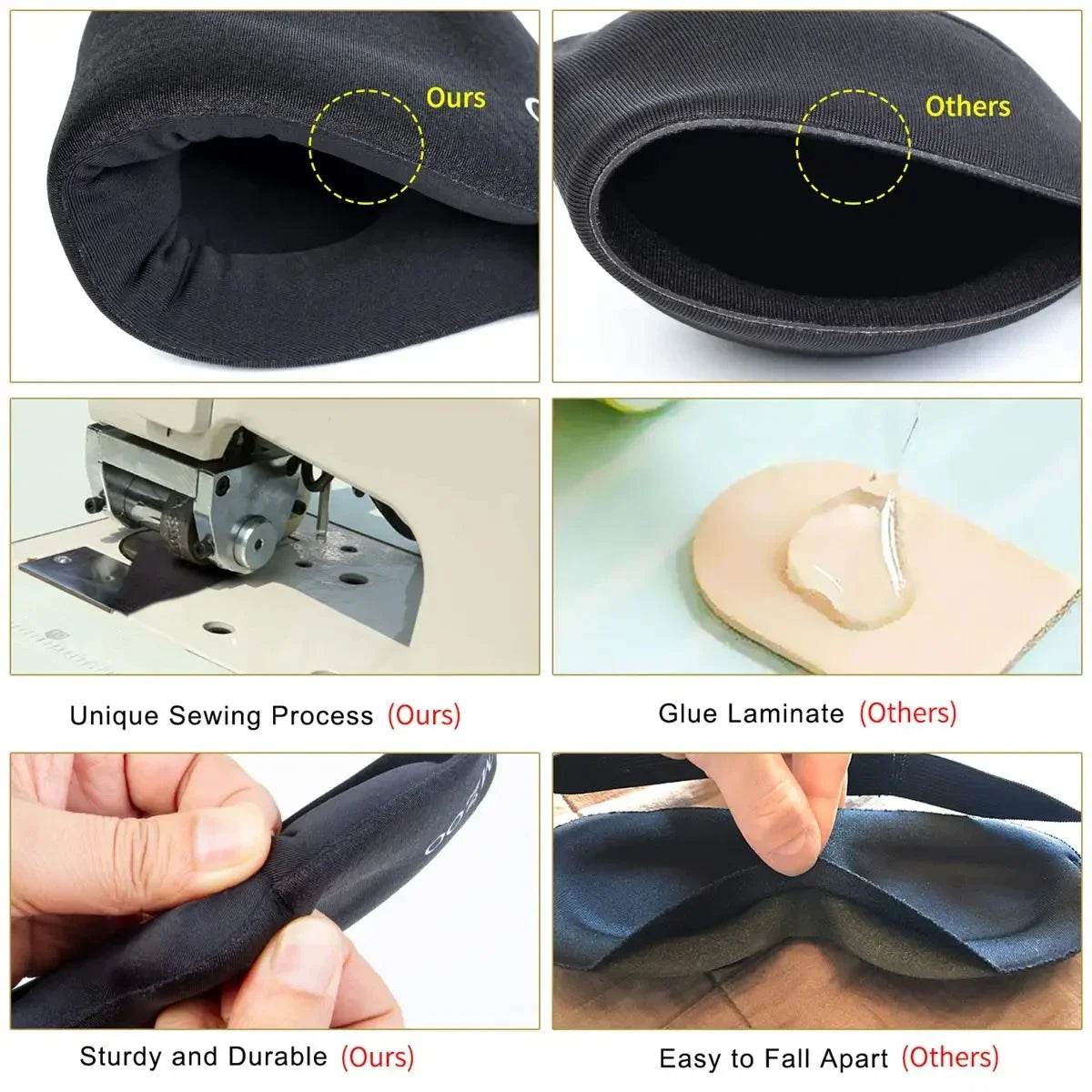 3D Contoured Sleep Mask Blackout Eye Cover - Sleep Galleria