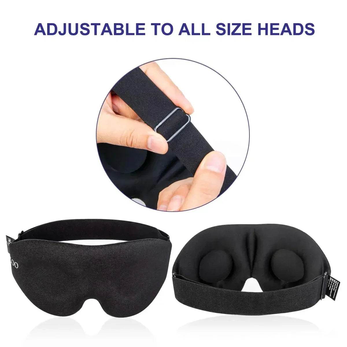 3D Contoured Sleep Mask Blackout Eye Cover - Sleep Galleria