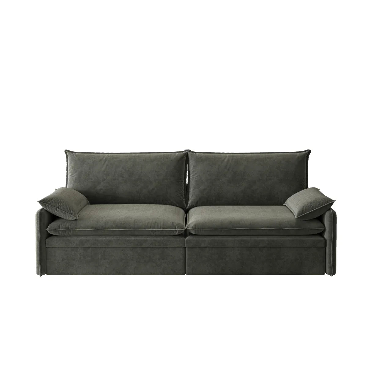 4-Seat Convertible Sleeper Sofa Bed With Storage USB Port - Omega Lifestyles