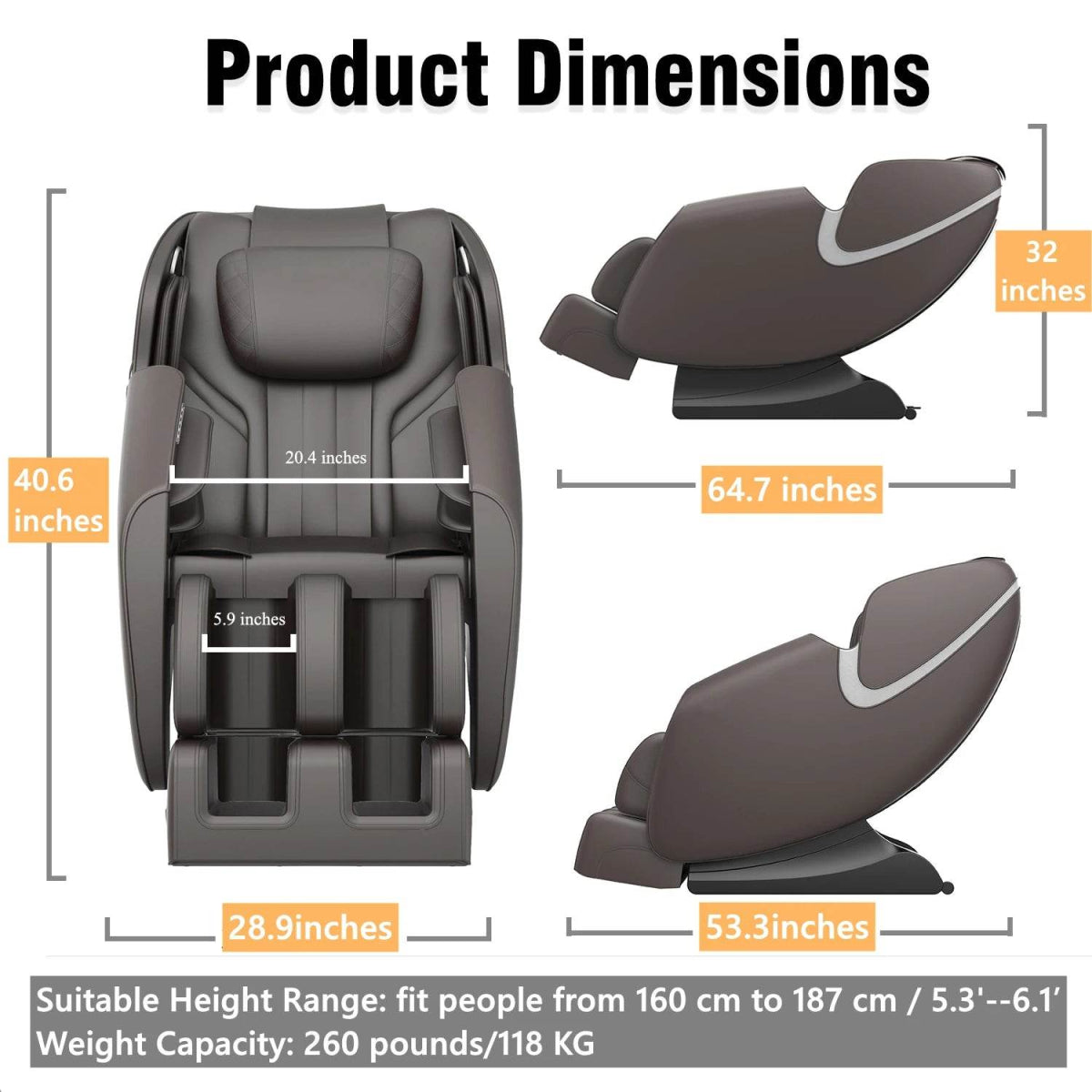 4D Zero Gravity Shiatsu Full Body Massage Chair - Omega Lifestyles