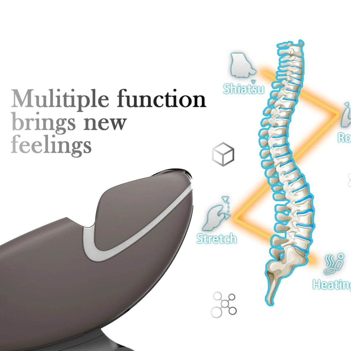 4D Zero Gravity Shiatsu Full Body Massage Chair - Omega Lifestyles