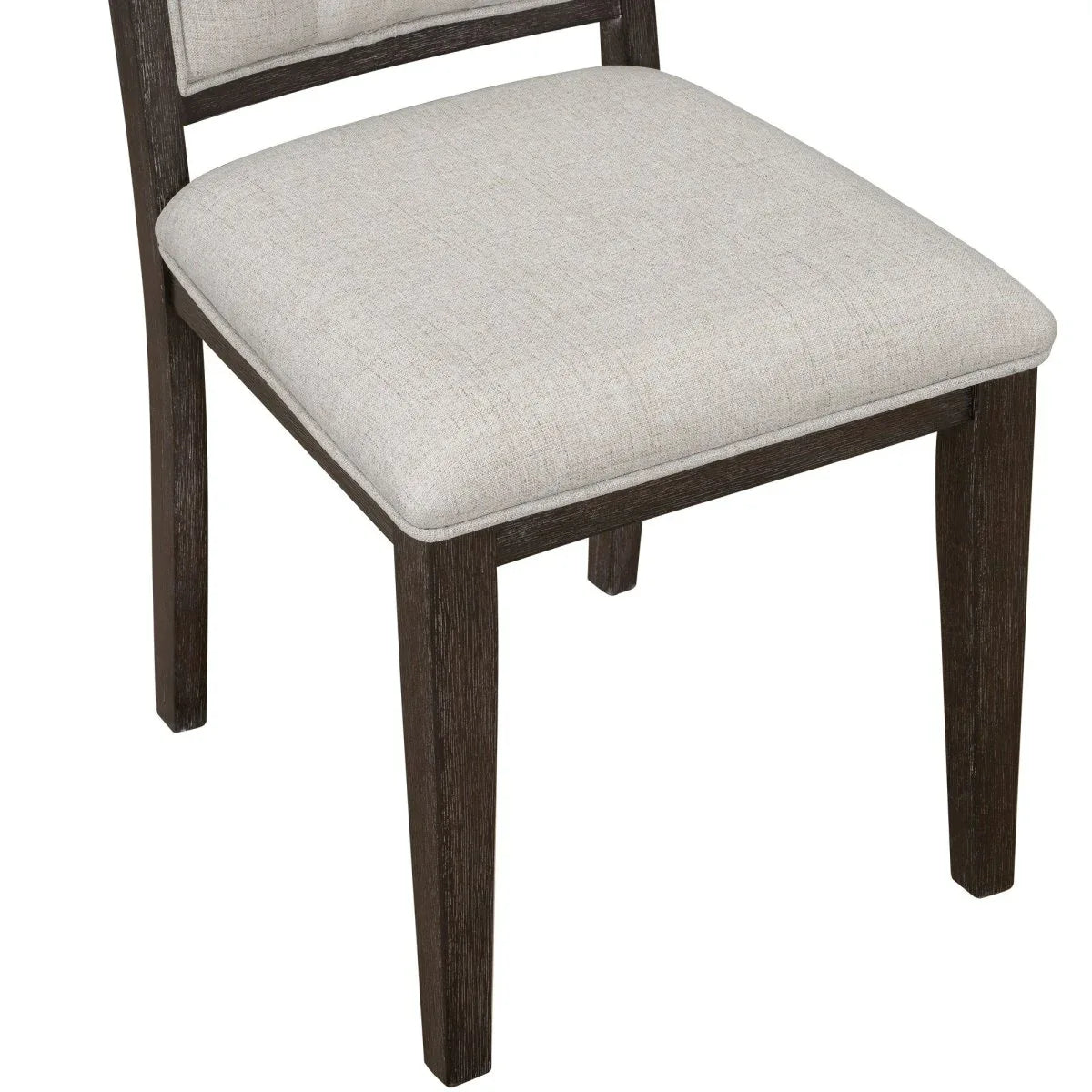 5-Piece Extendable Round Dining Table Set With Upholstered Chairs - Omega Lifestyles