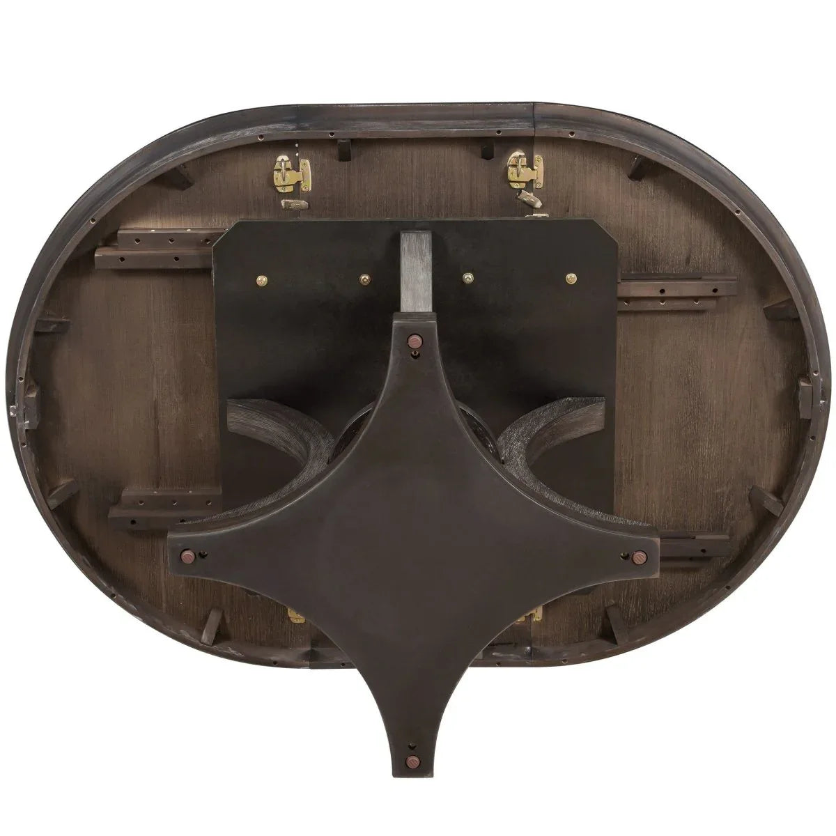 5-Piece Extendable Round Dining Table Set With Upholstered Chairs - Omega Lifestyles