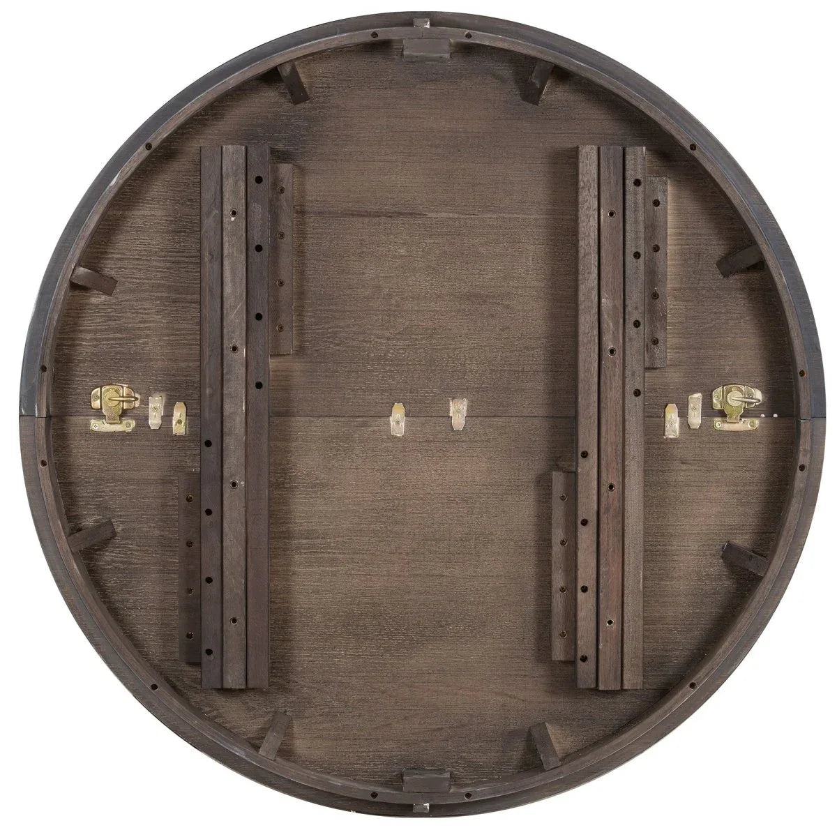 5-Piece Extendable Round Dining Table Set With Upholstered Chairs - Omega Lifestyles