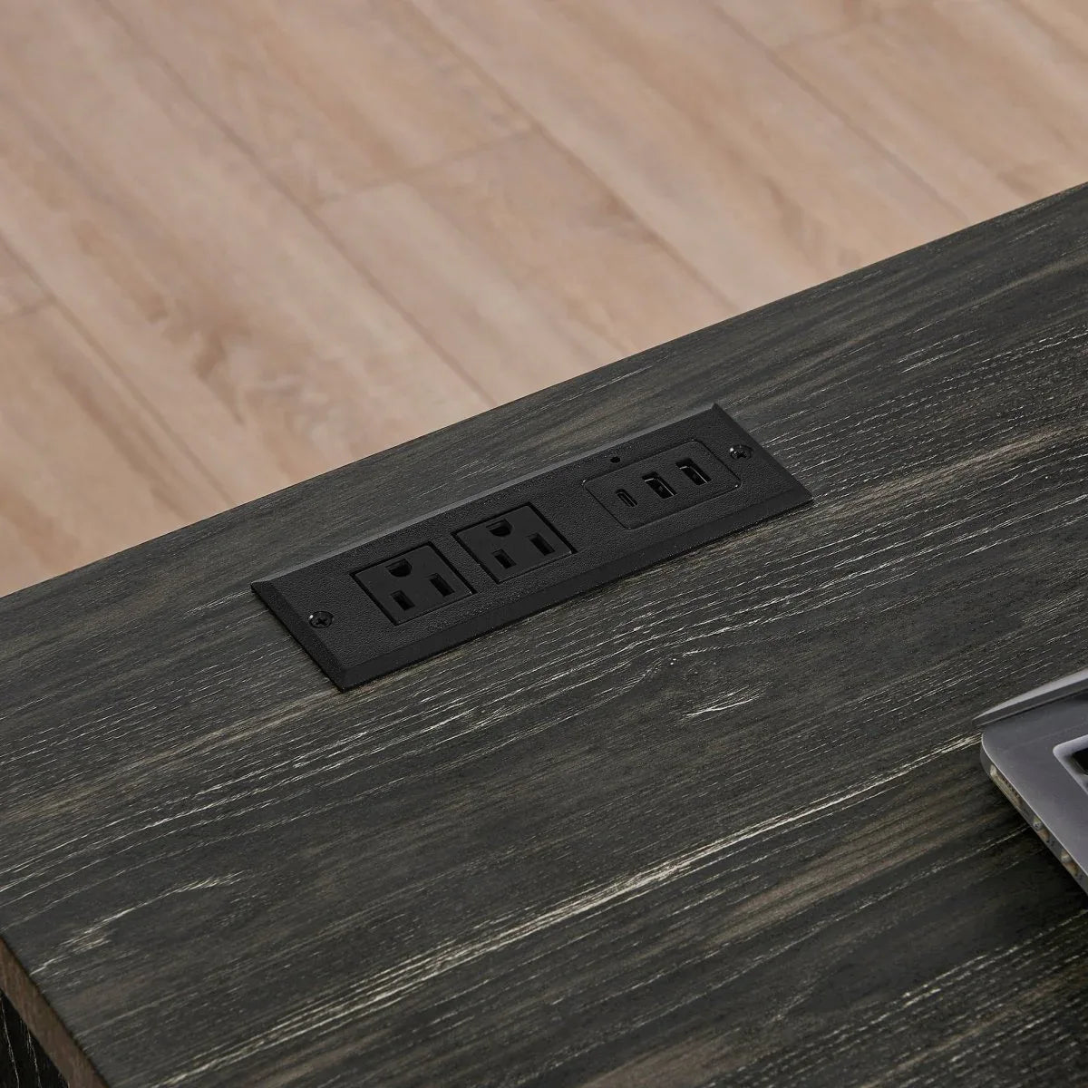 59-Inch Industrial Solid Wood Bar Table And Stools Set - Omega Lifestyles