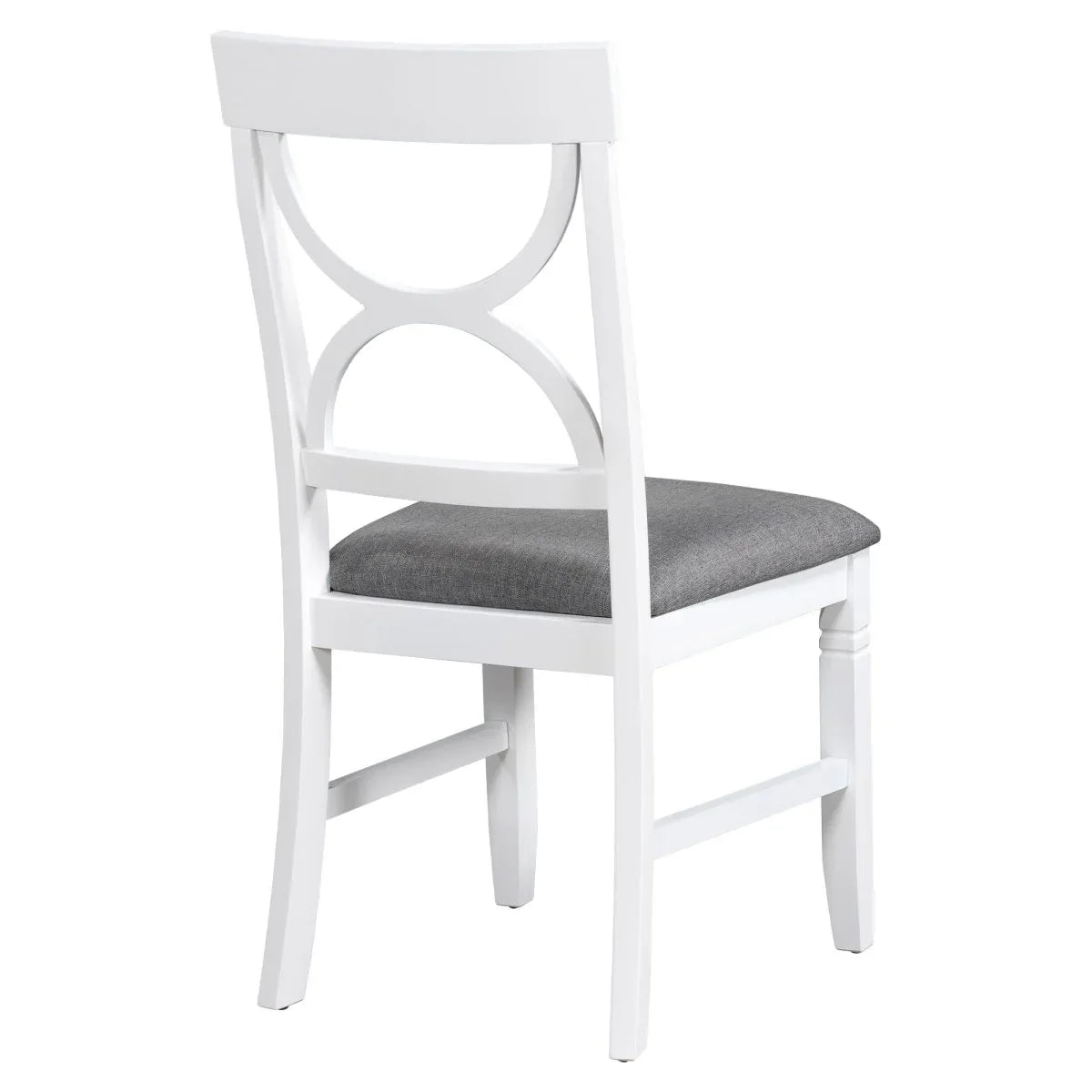 6-Piece Farmhouse Solid Wood Dining Table Set With Upholstered Bench - Omega Lifestyles