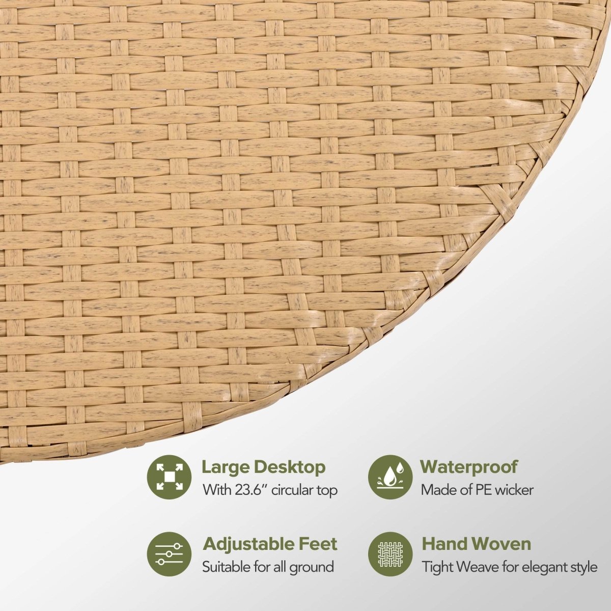 7-Piece All-Weather Wicker Outdoor Patio Sofa Set - Sleep Galleria