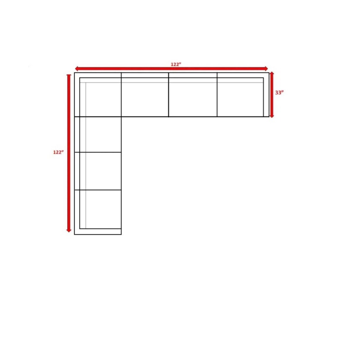 7 - Piece Modular Brown Wicker Outdoor Sectional Seating Group - Driftwood - Omega Lifestyles