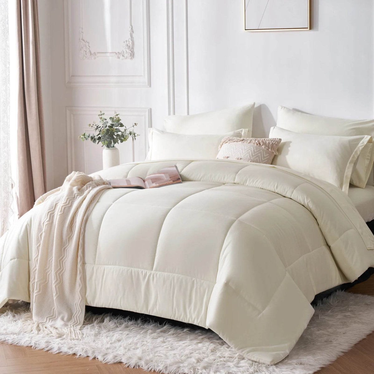 7-Piece Polyester Bed In A Bag Comforter Set - Sleep Galleria