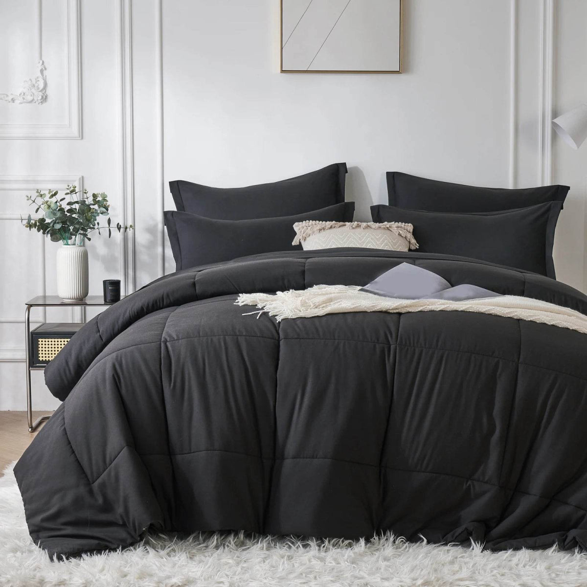 7-Piece Polyester Bed In A Bag Comforter Set - Sleep Galleria